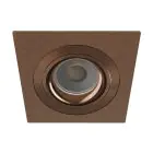 Noxion Incasso Faretti Boxi MR16 Inclinabile Texture & Lucido Oro | Ritaglio 80mm - IP20 - Incl. GU10 Attacco